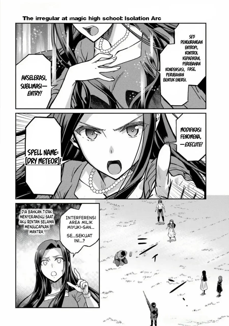 Mahouka Koukou no Rettouse Koritsu-hen Chapter 25 - halaman 9
