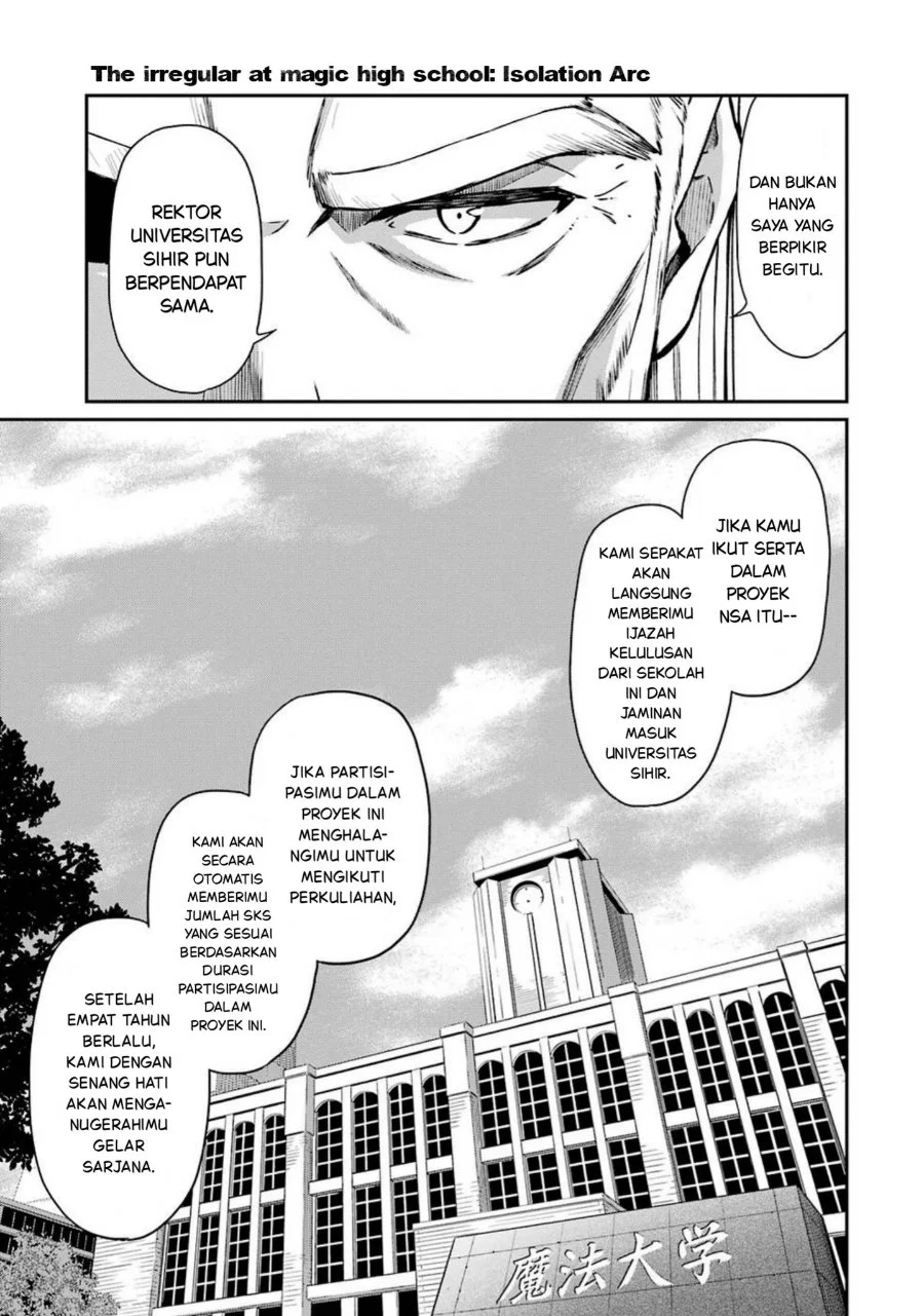 Mahouka Koukou no Rettouse Koritsu-hen Chapter 5 - halaman 5
