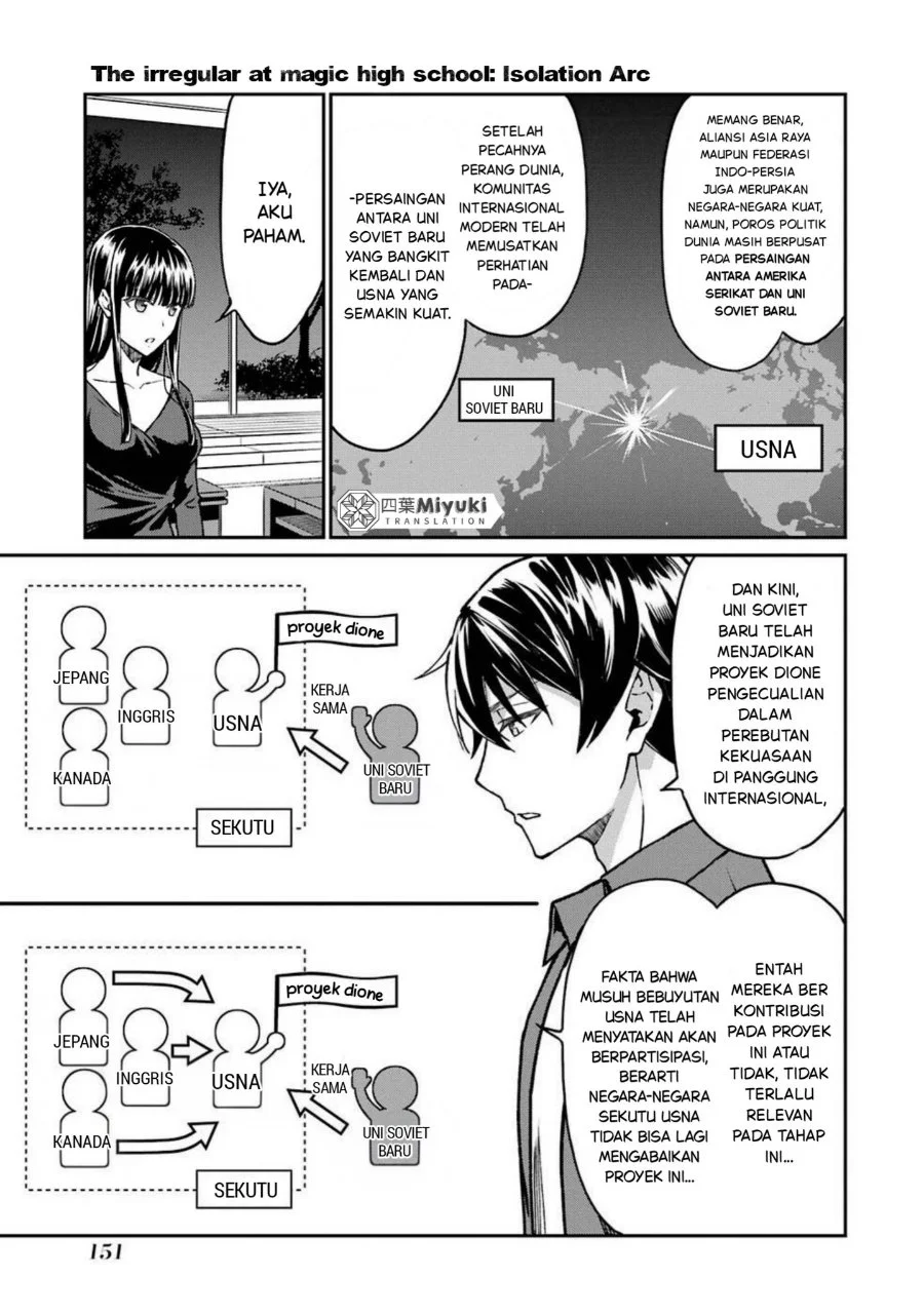 Mahouka Koukou no Rettouse Koritsu-hen Chapter 7 - halaman 19