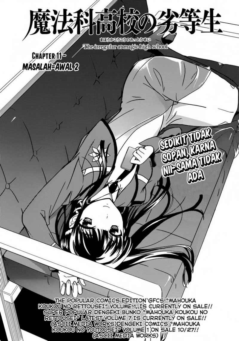 Mahouka Koukou No Rettousei Chapter 11 - halaman 3
