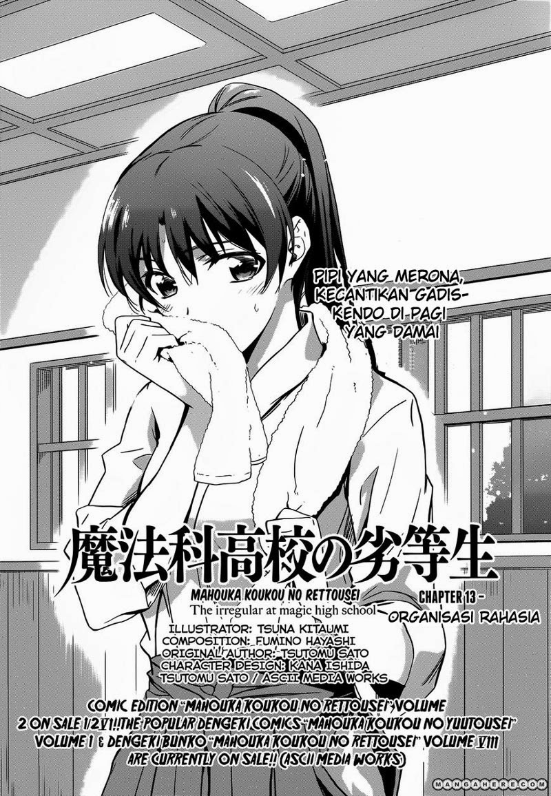 Mahouka Koukou No Rettousei Chapter 13 - halaman 2
