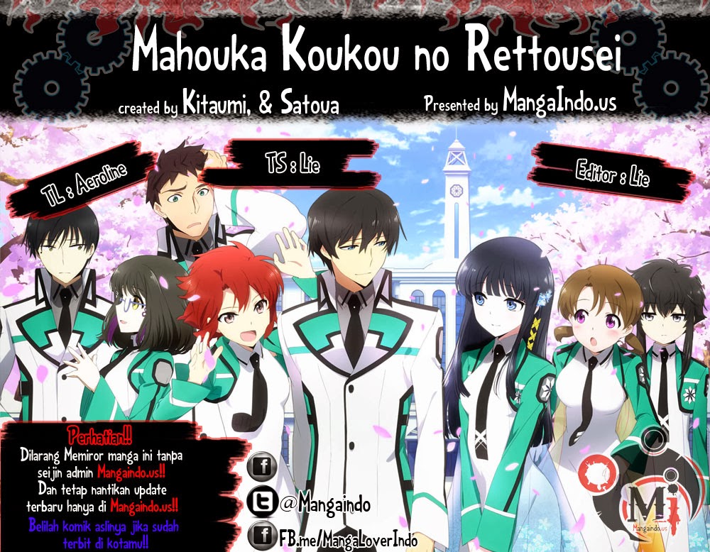 Mahouka Koukou No Rettousei Chapter 15 - halaman 1