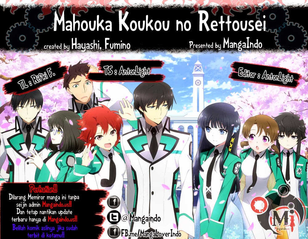 Mahouka Koukou No Rettousei Chapter 16 - halaman 1