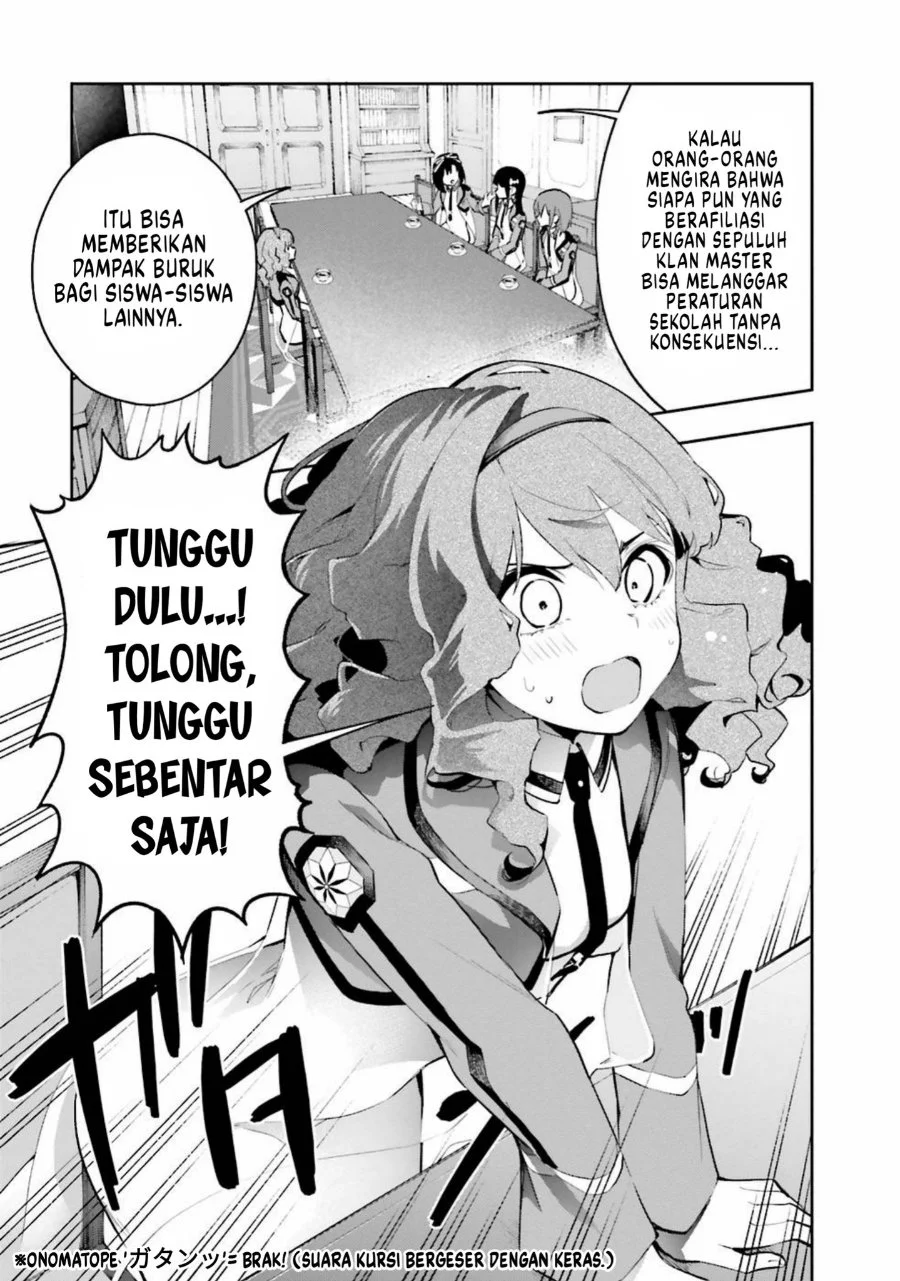 Mahouka Koukou no Rettousei: Douran no Joshou-hen Chapter 6 - halaman 9