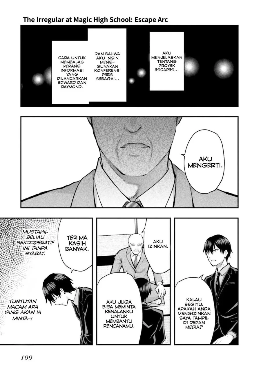 Mahouka Koukou no Rettousei: Escape-hen Chapter 4 - halaman 16