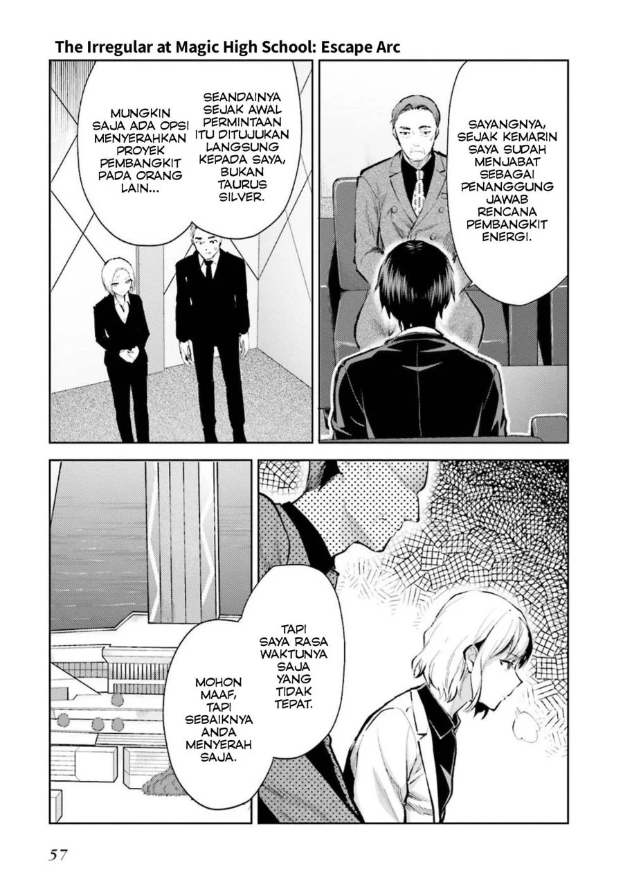 Mahouka Koukou no Rettousei: Escape-hen Chapter 7 - halaman 9