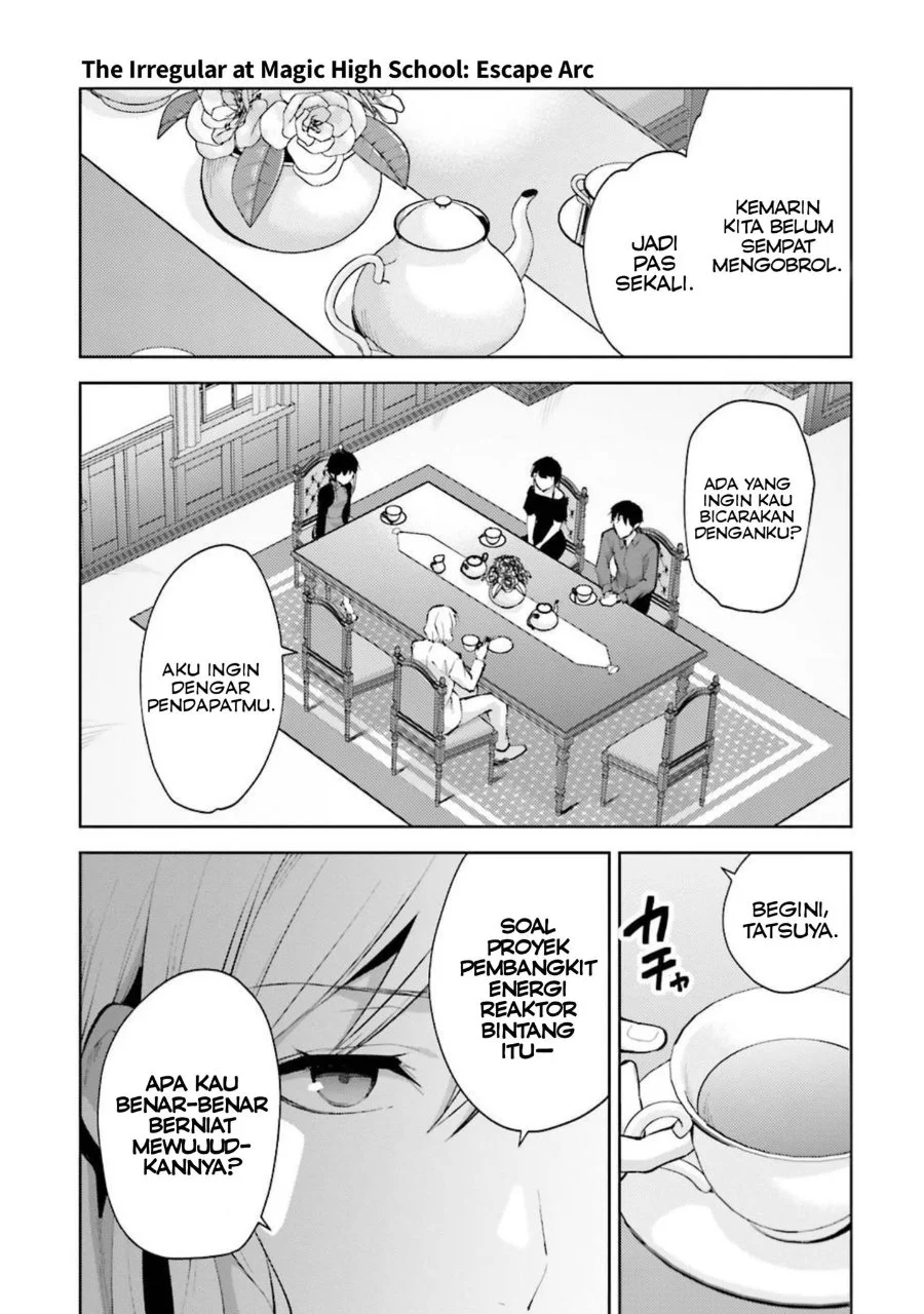 Mahouka Koukou no Rettousei: Escape-hen Chapter 8 - halaman 4