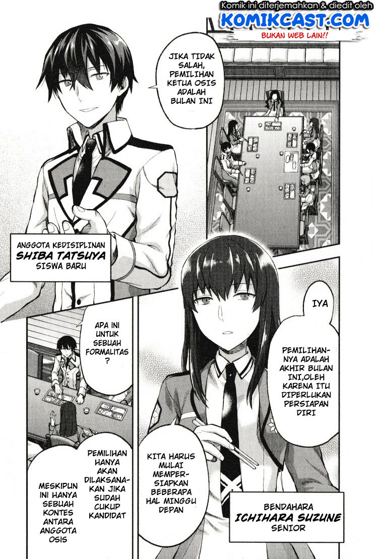 Mahouka Koukou no Rettousei: Kaichou Senkyo-hen Chapter 1 - halaman 6