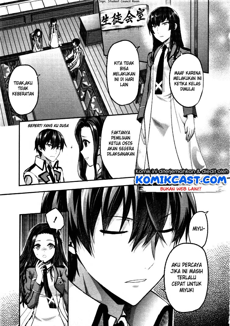 Mahouka Koukou no Rettousei: Kaichou Senkyo-hen Chapter 3 - halaman 6