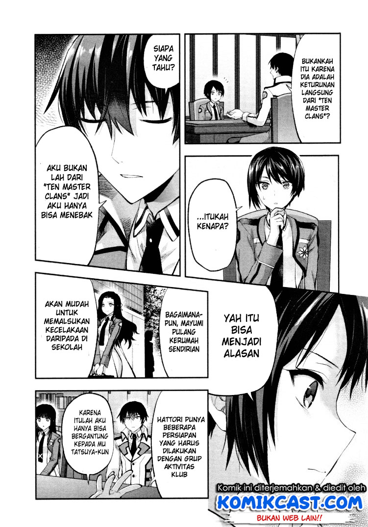 Mahouka Koukou no Rettousei: Kaichou Senkyo-hen Chapter 4 - halaman 14