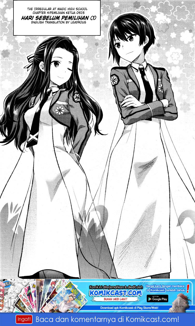 Mahouka Koukou no Rettousei: Kaichou Senkyo-hen Chapter 4 - halaman 2