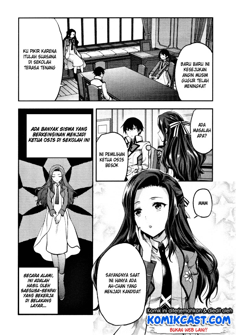 Mahouka Koukou no Rettousei: Kaichou Senkyo-hen Chapter 4 - halaman 4