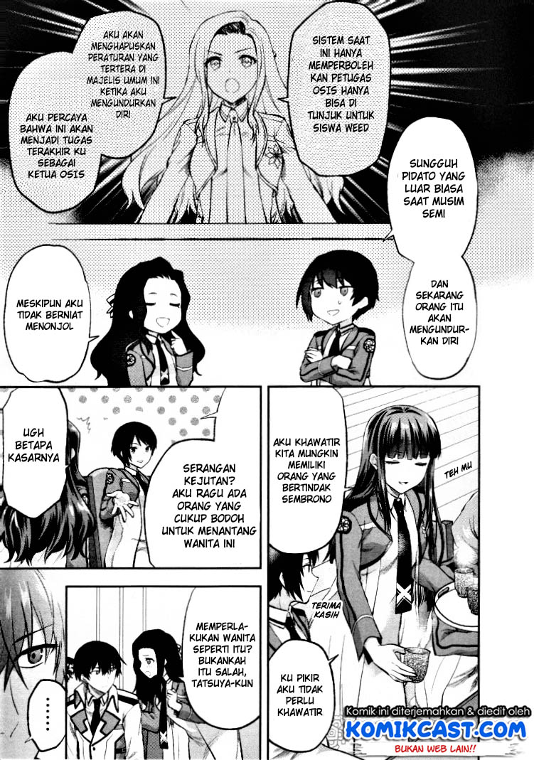 Mahouka Koukou no Rettousei: Kaichou Senkyo-hen Chapter 4 - halaman 6