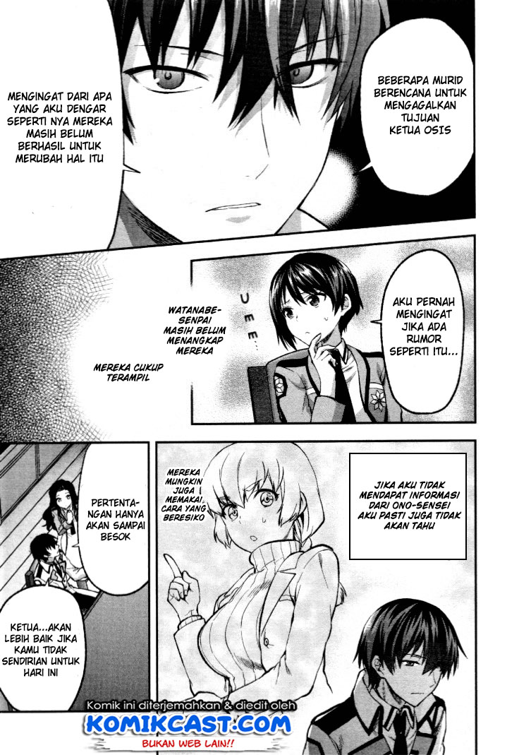 Mahouka Koukou no Rettousei: Kaichou Senkyo-hen Chapter 4 - halaman 8