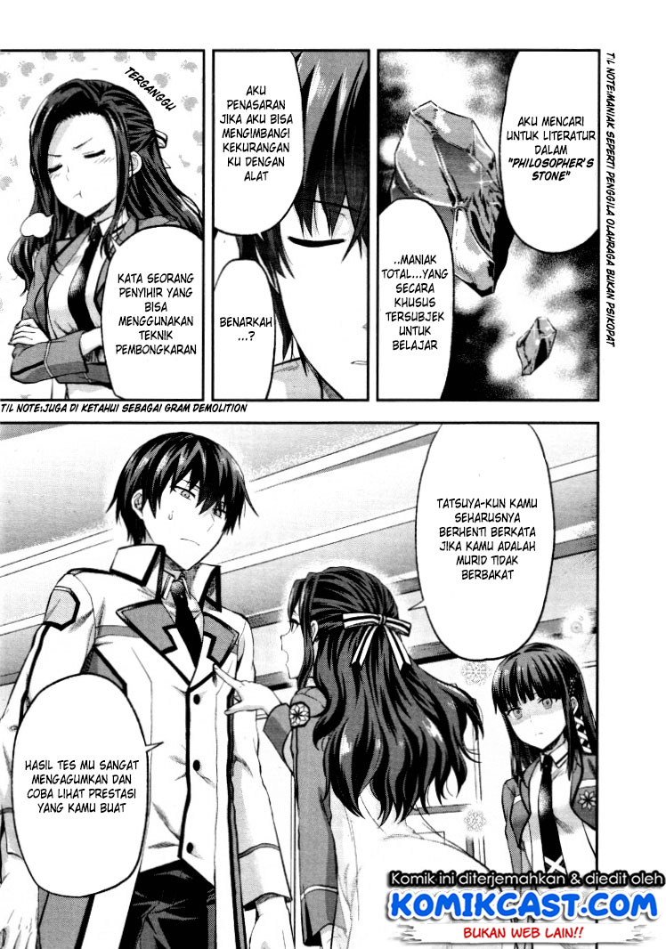 Mahouka Koukou no Rettousei: Kaichou Senkyo-hen Chapter 5 - halaman 10