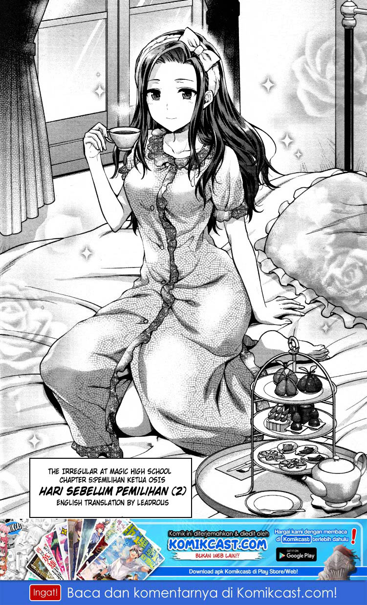 Mahouka Koukou no Rettousei: Kaichou Senkyo-hen Chapter 5 - halaman 2