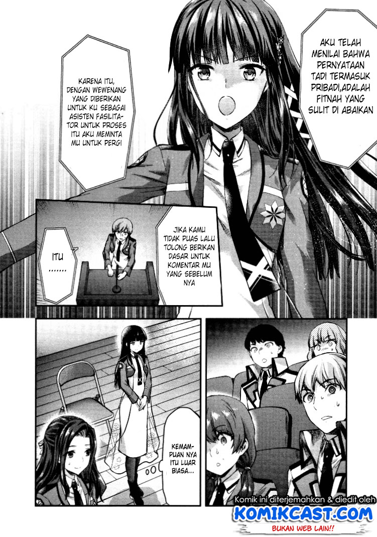 Mahouka Koukou no Rettousei: Kaichou Senkyo-hen Chapter 6 - halaman 13