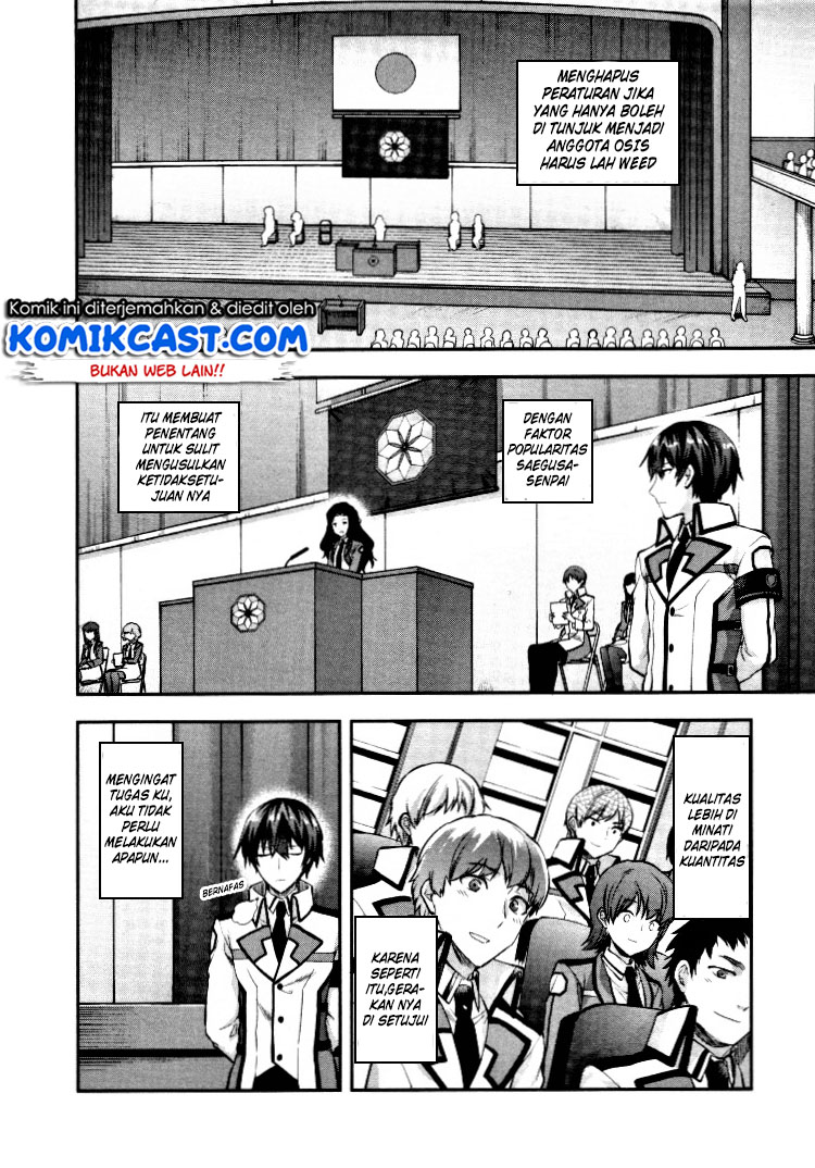 Mahouka Koukou no Rettousei: Kaichou Senkyo-hen Chapter 6 - halaman 5