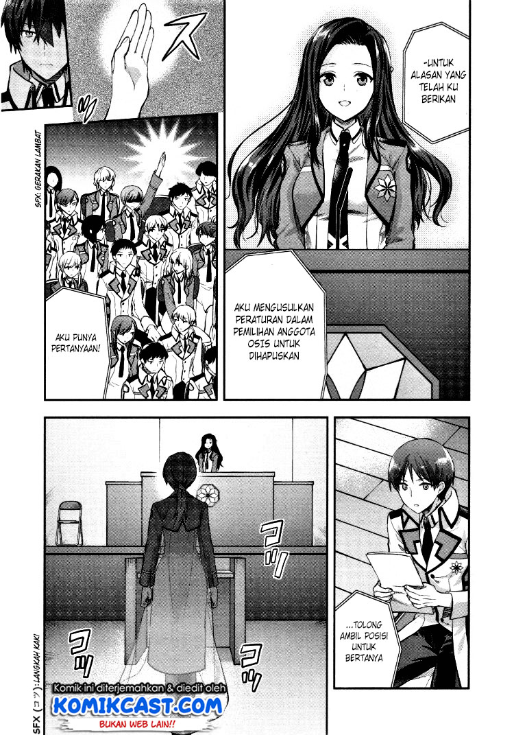 Mahouka Koukou no Rettousei: Kaichou Senkyo-hen Chapter 6 - halaman 6