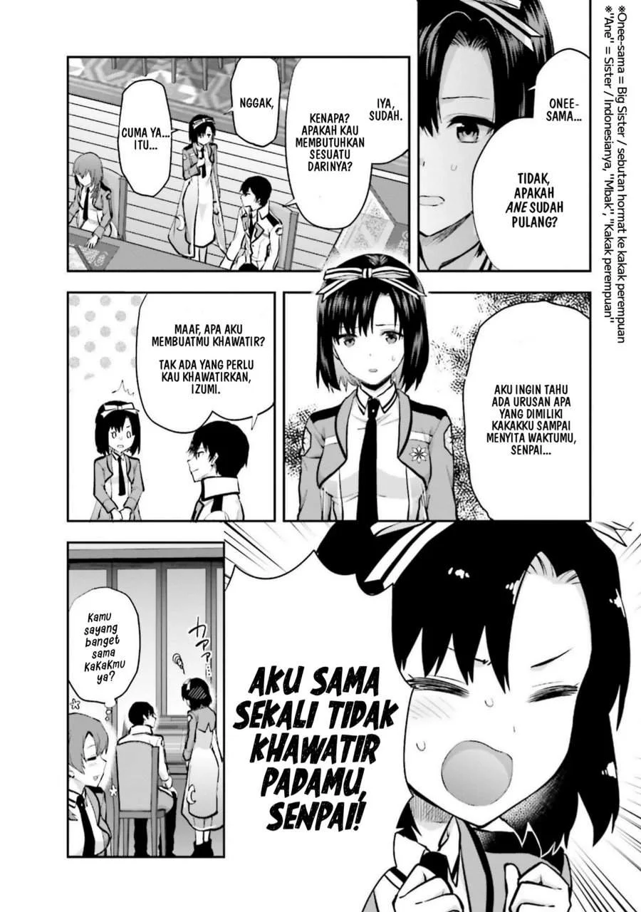 Mahouka Koukou no Rettousei Nama Koto Nairan-hen Chapter 15 - halaman 4