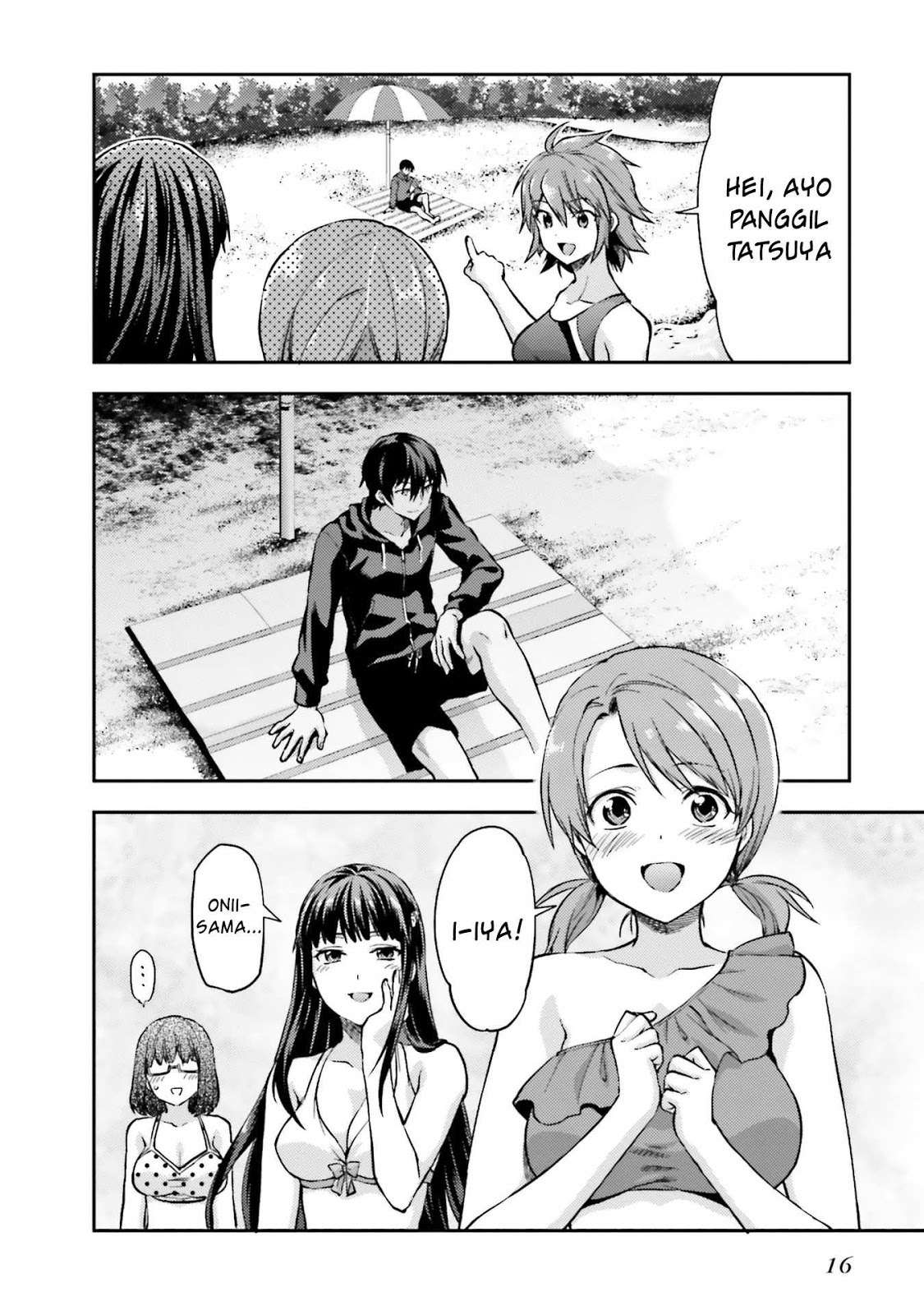 Mahouka Koukou no Rettousei: Natsuyasumi-hen Chapter 1 - halaman 16