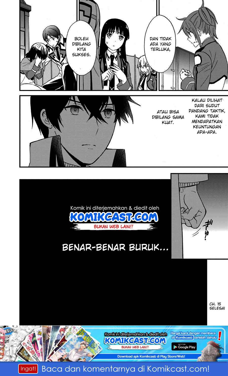 Mahouka Koukou no Rettousei: Raihousha-hen Chapter 15 - halaman 33