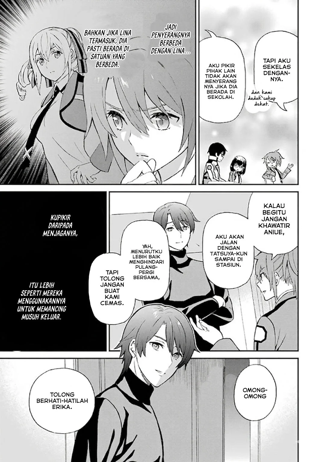 Mahouka Koukou no Rettousei: Raihousha-hen Chapter 21 - halaman 1