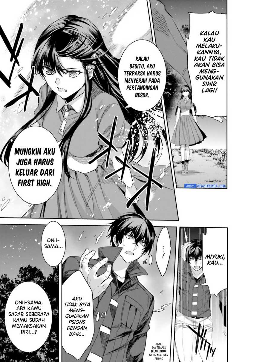 Mahouka Koukou no Rettousei: Steeplechase-hen Chapter 15 - halaman 12