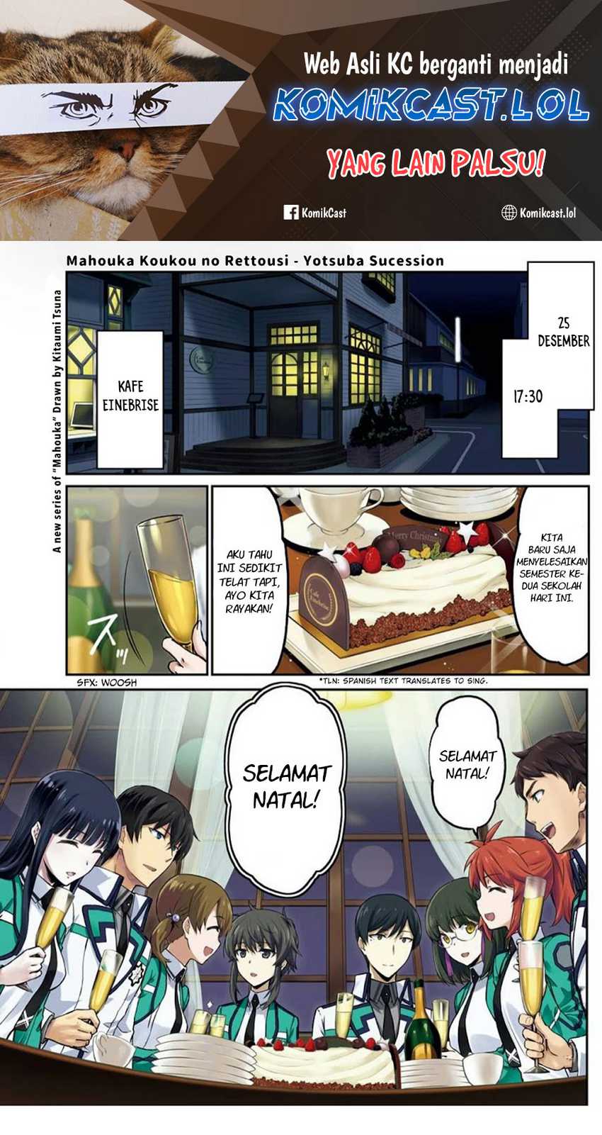 Mahouka Koukou no Rettousei: Yotsuba Keishou-hen Chapter 1 - halaman 2