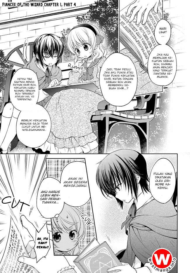 Mahoutsukai no Konyakusha Chapter 1.4 - halaman 1