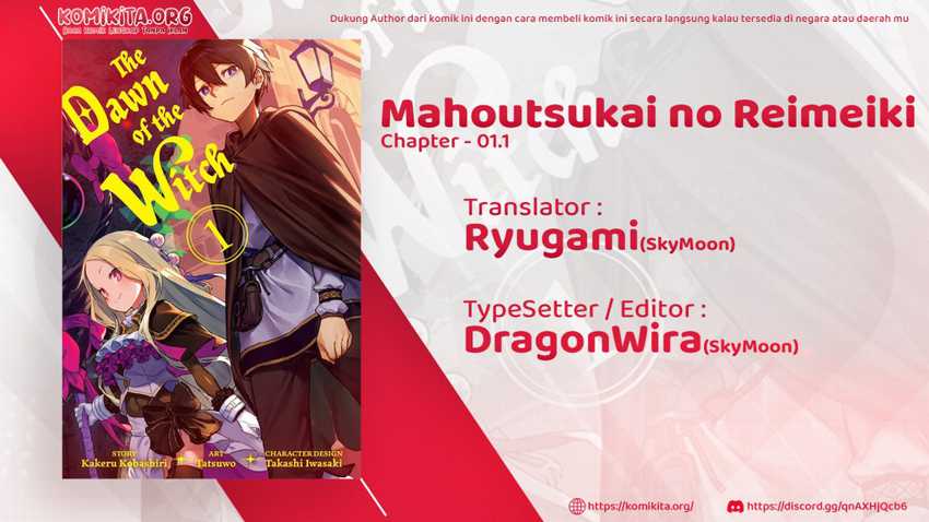 Mahoutsukai Reimeiki Chapter 1.1 - halaman 3