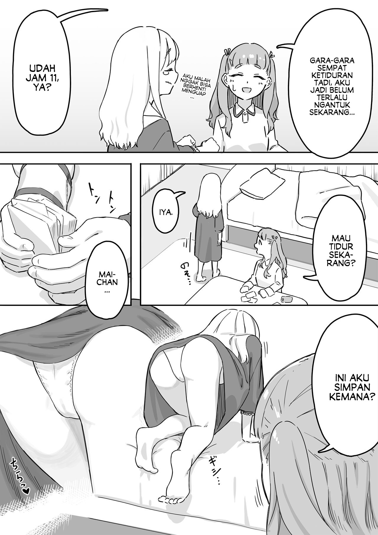 Mai'chan's Fake-Sleeping Temptation Sex Chapter 2 - halaman 5