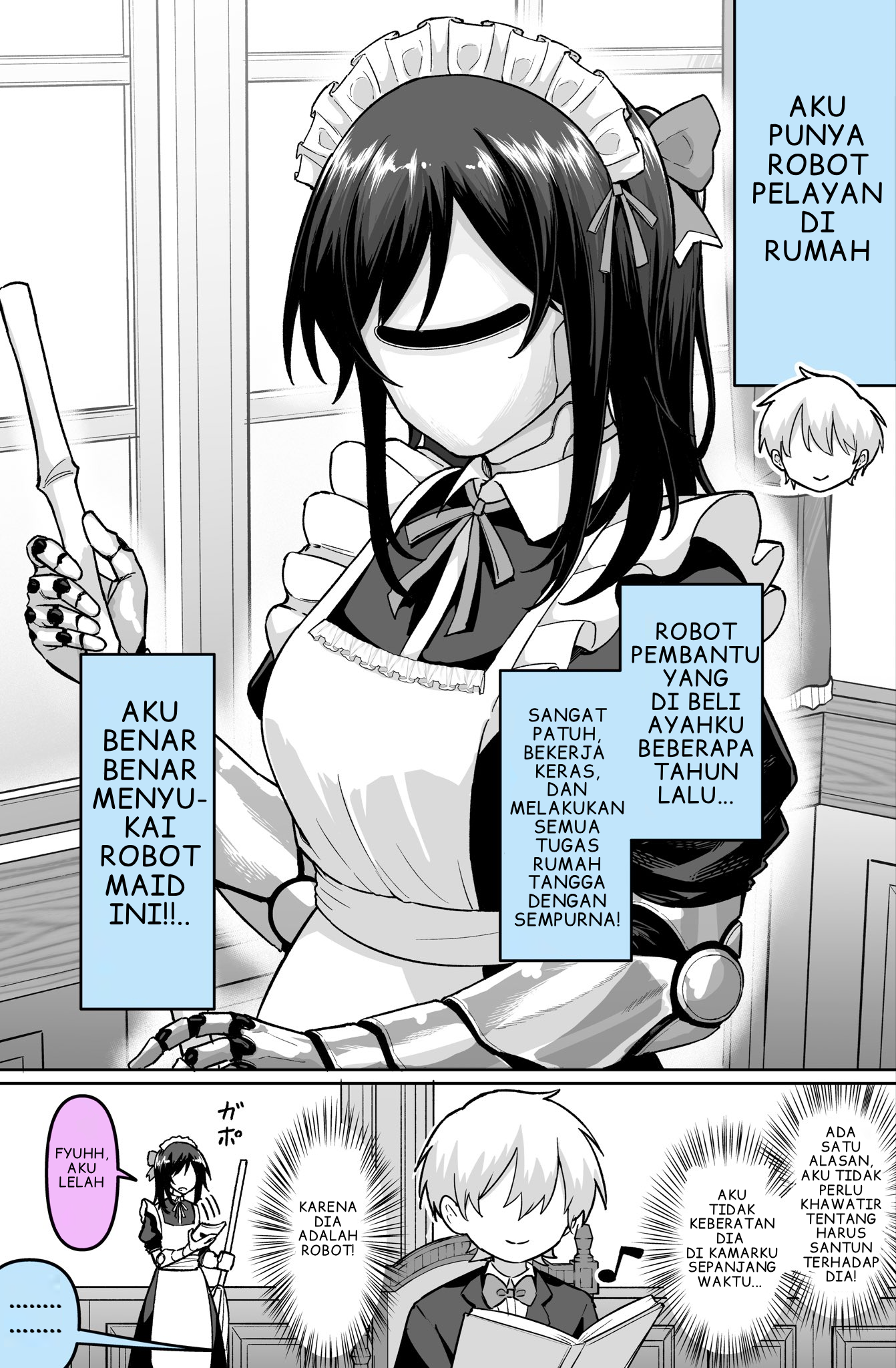Maid Robot ga yattekita‼️ Chapter 0 - halaman 1