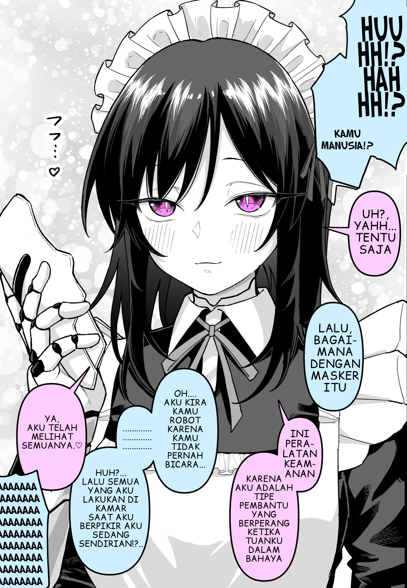 Maid Robot ga yattekita‼️ Chapter 0 - halaman 2