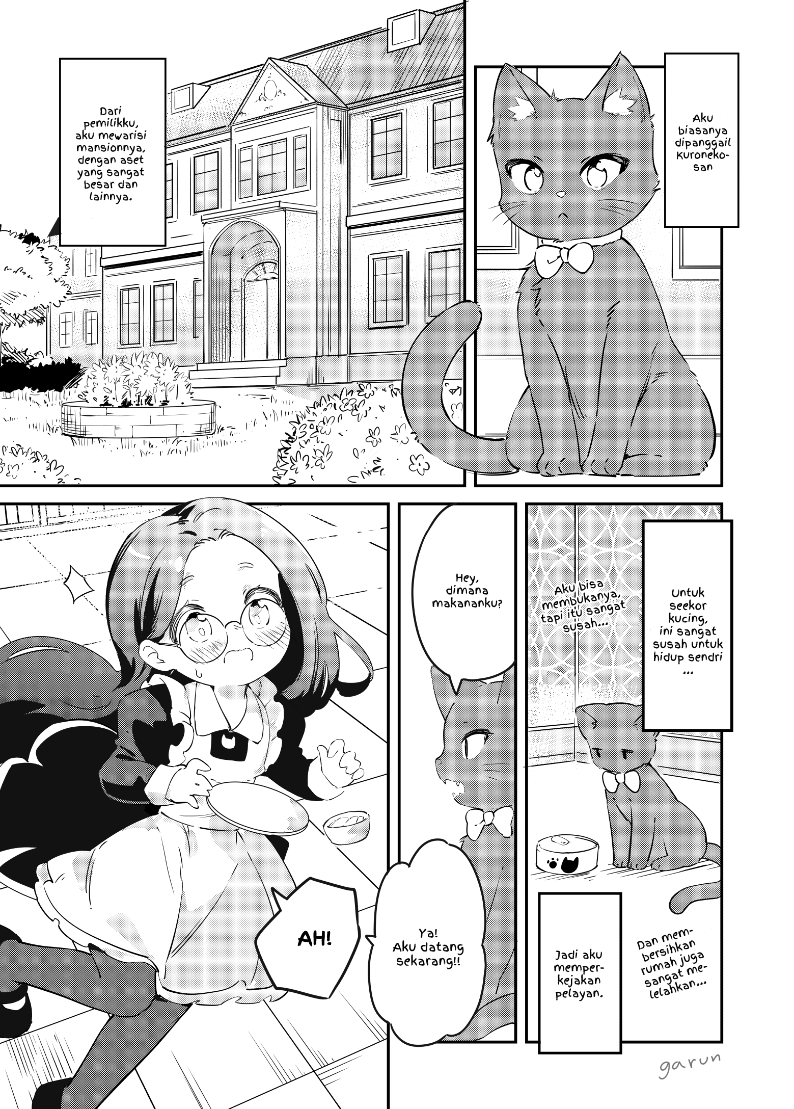 Maid-san and Kuroneko-san Chapter 0 - halaman 1