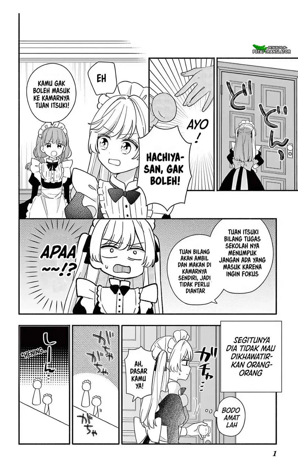 Maid wa Koisuru Hachiya-kun Chapter 23.2 - halaman 1
