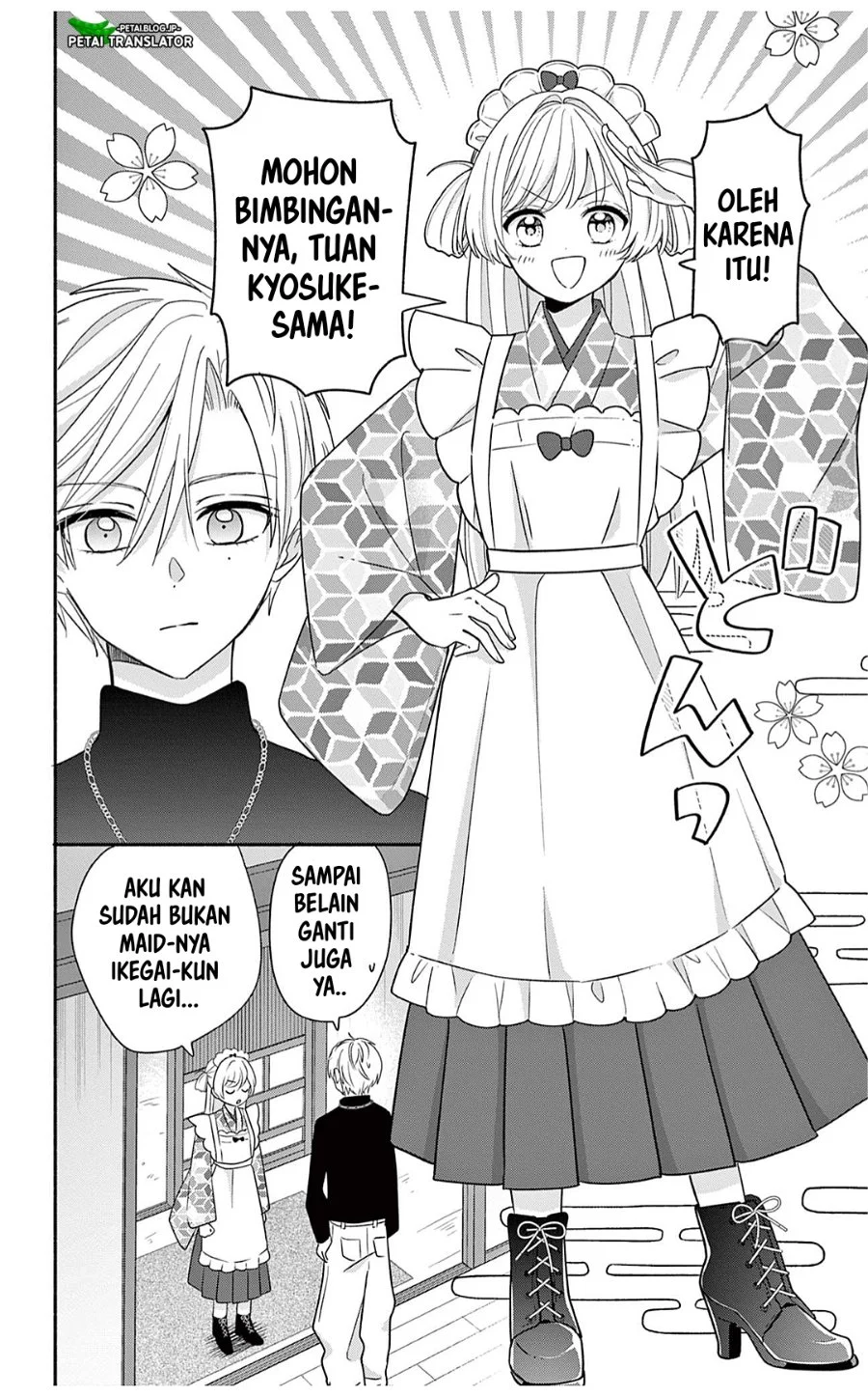 Maid wa Koisuru Hachiya-kun Chapter 27.1 - halaman 10