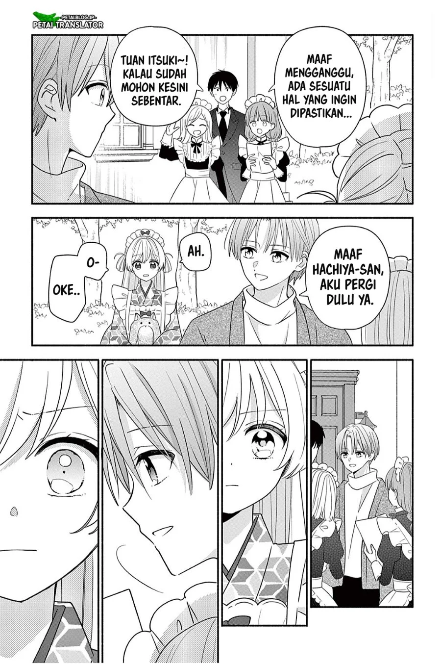 Maid wa Koisuru Hachiya-kun Chapter 27.2 - halaman 12