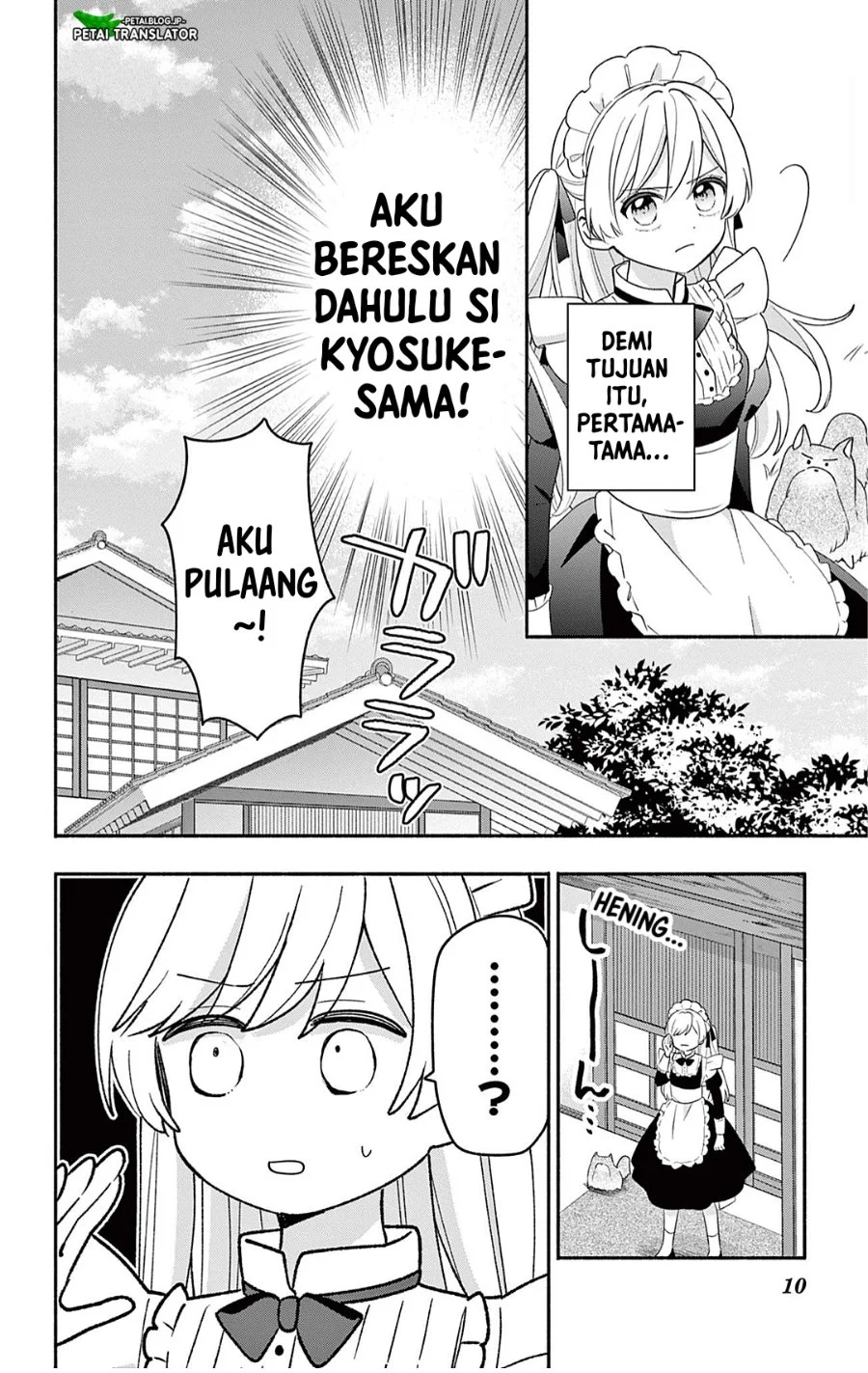 Maid wa Koisuru Hachiya-kun Chapter 28.1 - halaman 10
