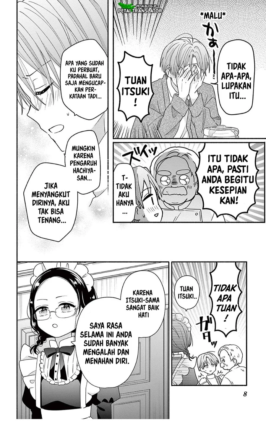Maid wa Koisuru Hachiya-kun Chapter 28.2 - halaman 9