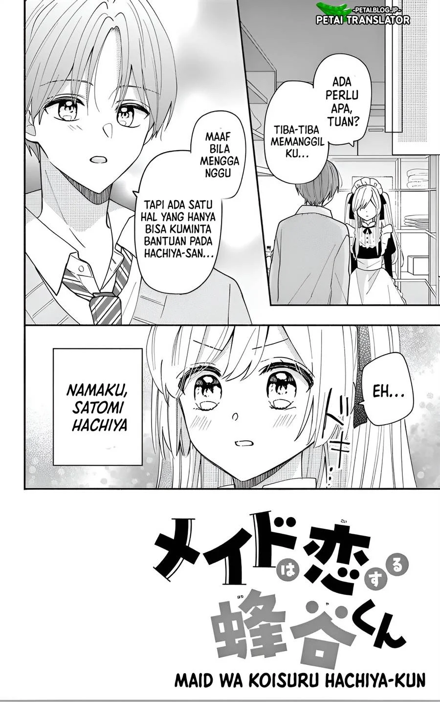Maid wa Koisuru Hachiya-kun Chapter 5 - halaman 3