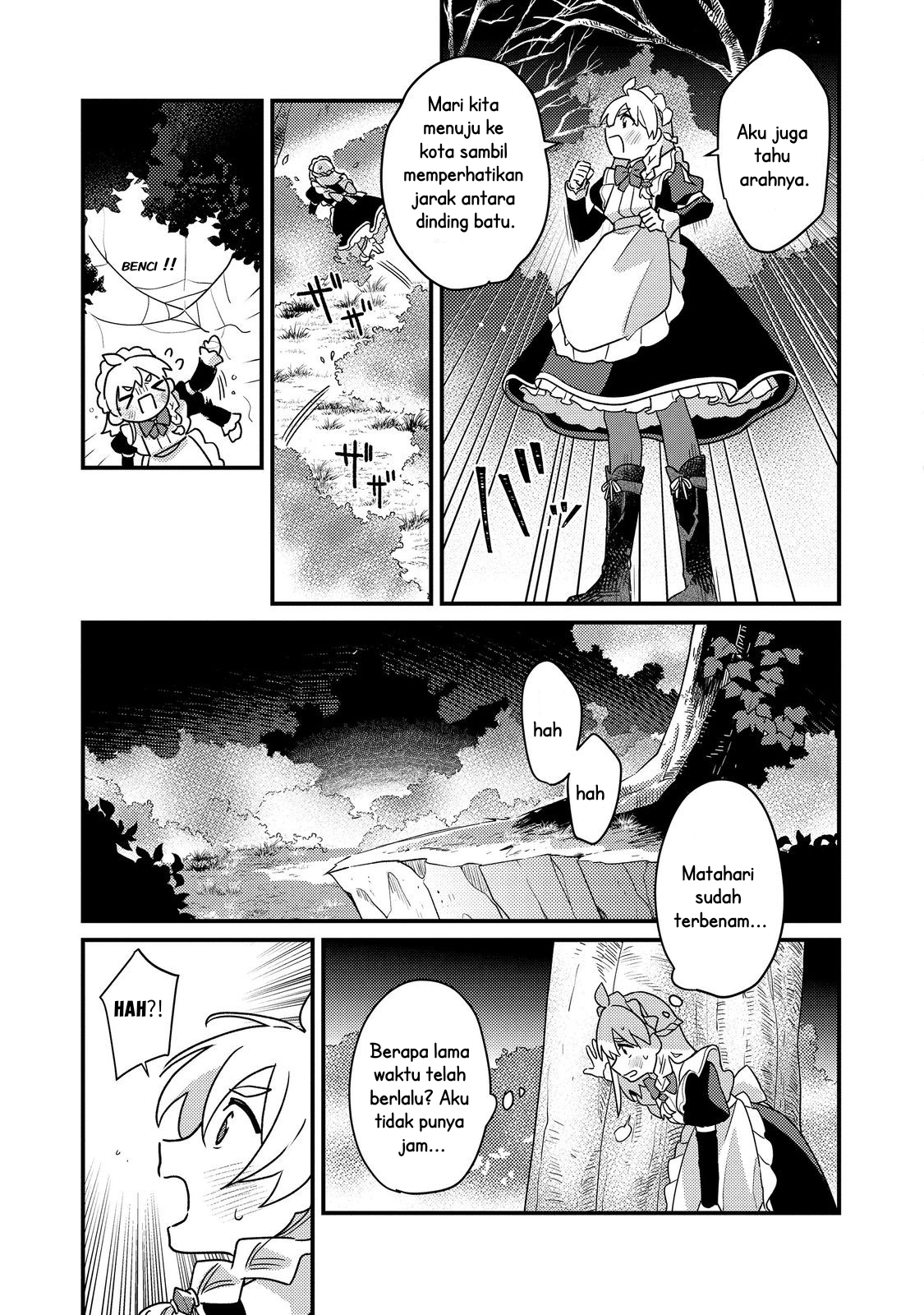 MAIDes: Maid, Jigoku no Senjou ni Tensou sareru. Koyuu no Gomi Shuushuu Mahou de, Saijaku Class no Mama Jinrui Saikyou ni. @comic Chapter 1 - halaman 21