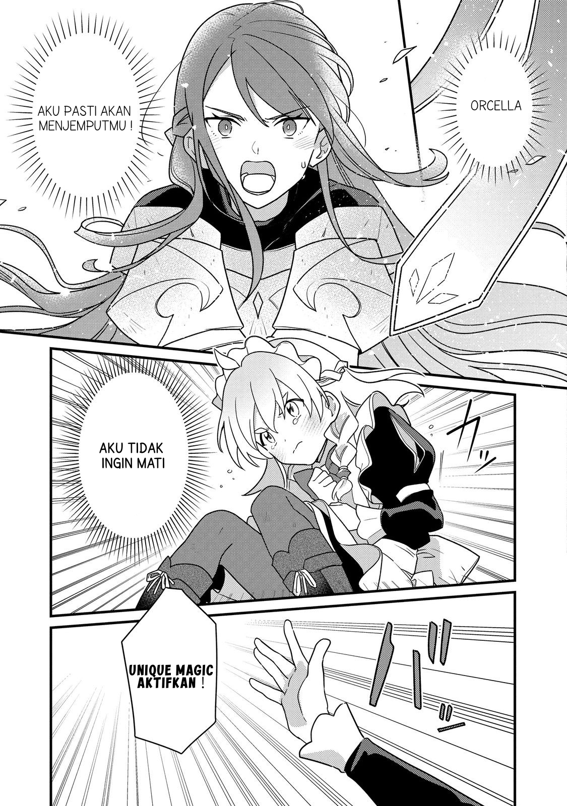 MAIDes: Maid, Jigoku no Senjou ni Tensou sareru. Koyuu no Gomi Shuushuu Mahou de, Saijaku Class no Mama Jinrui Saikyou ni. @comic Chapter 1 - halaman 33