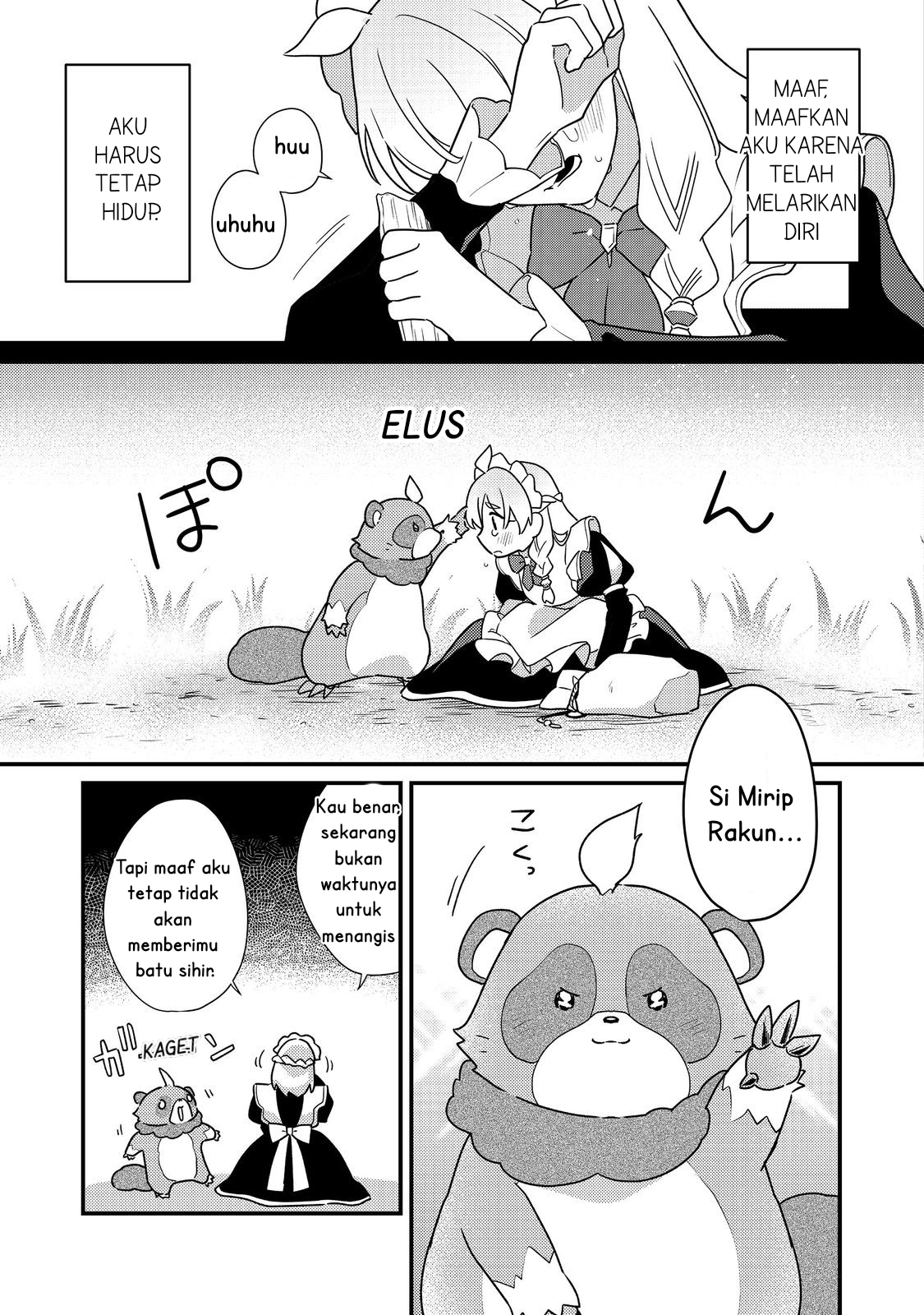 MAIDes: Maid, Jigoku no Senjou ni Tensou sareru. Koyuu no Gomi Shuushuu Mahou de, Saijaku Class no Mama Jinrui Saikyou ni. @comic Chapter 2 - halaman 11