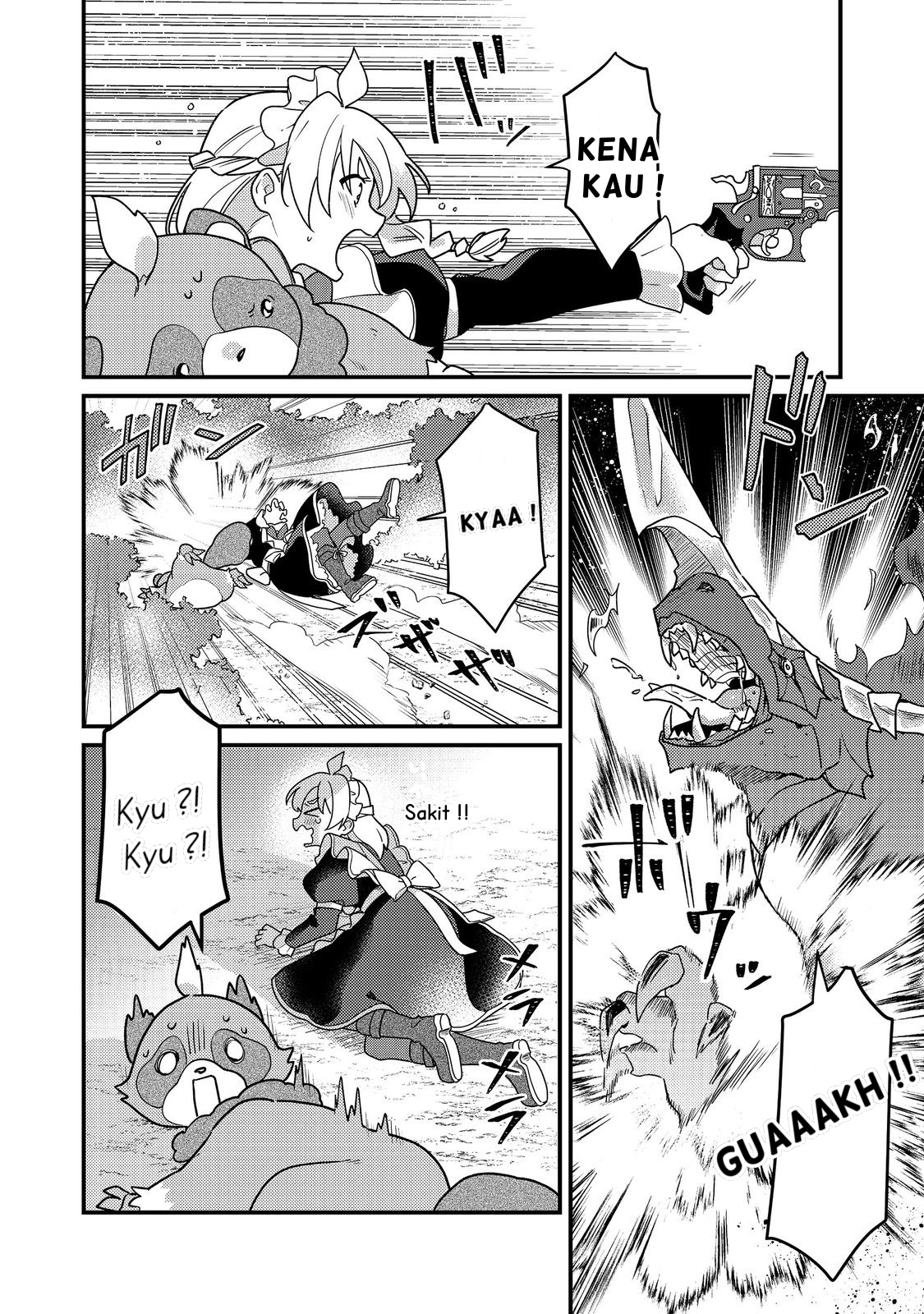 MAIDes: Maid, Jigoku no Senjou ni Tensou sareru. Koyuu no Gomi Shuushuu Mahou de, Saijaku Class no Mama Jinrui Saikyou ni. @comic Chapter 2 - halaman 14