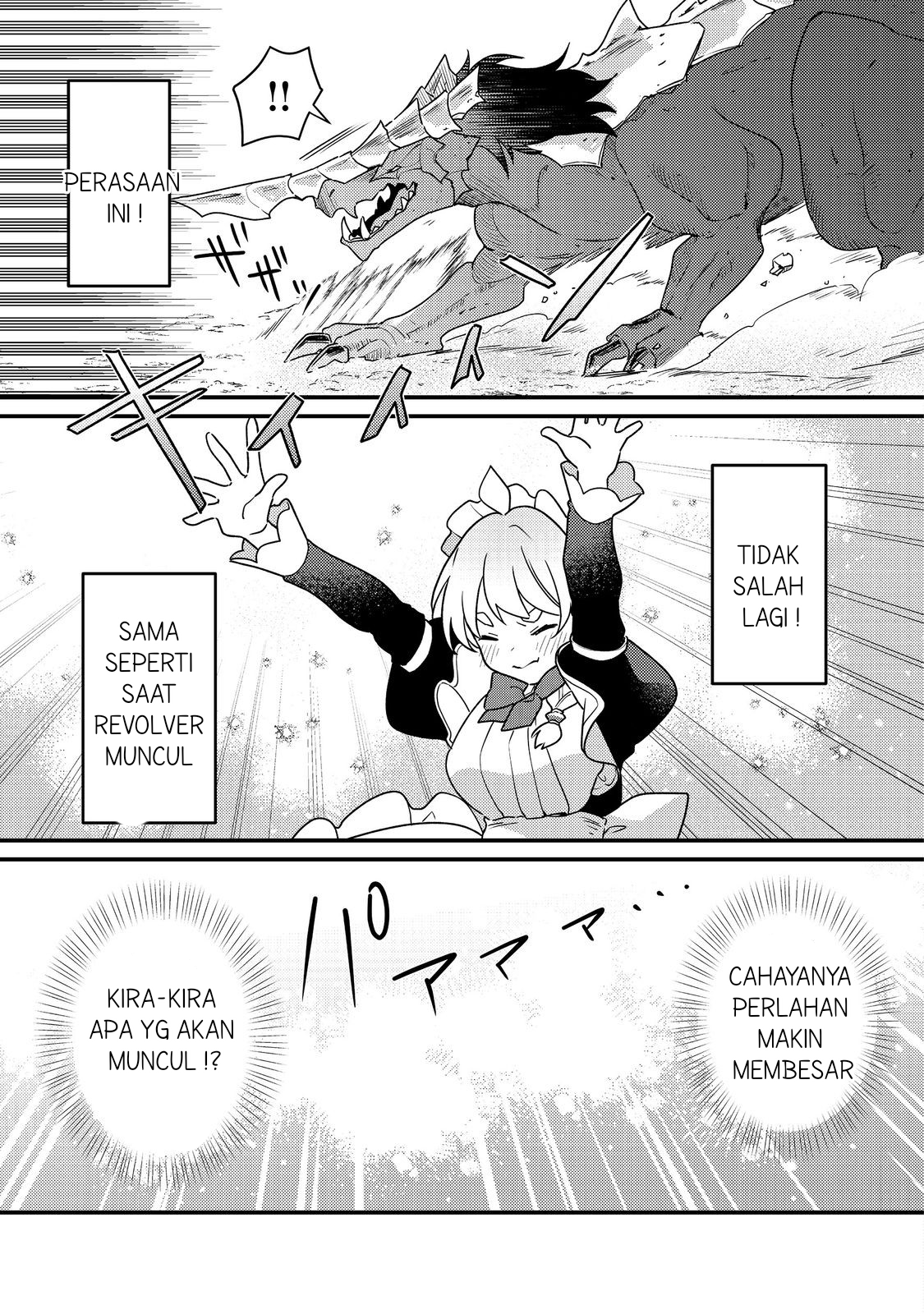 MAIDes: Maid, Jigoku no Senjou ni Tensou sareru. Koyuu no Gomi Shuushuu Mahou de, Saijaku Class no Mama Jinrui Saikyou ni. @comic Chapter 2 - halaman 19