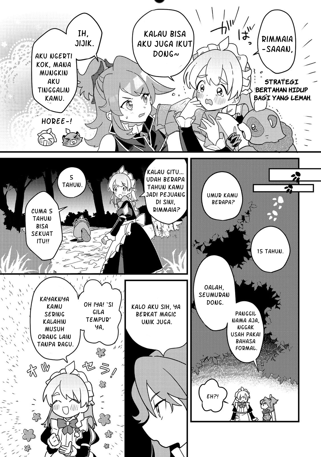 MAIDes: Maid, Jigoku no Senjou ni Tensou sareru. Koyuu no Gomi Shuushuu Mahou de, Saijaku Class no Mama Jinrui Saikyou ni. @comic Chapter 3 - halaman 10