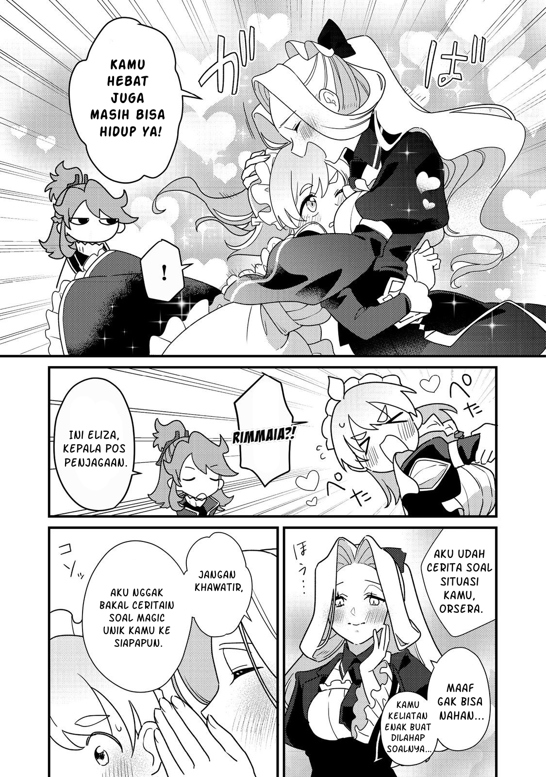 MAIDes: Maid, Jigoku no Senjou ni Tensou sareru. Koyuu no Gomi Shuushuu Mahou de, Saijaku Class no Mama Jinrui Saikyou ni. @comic Chapter 3 - halaman 19
