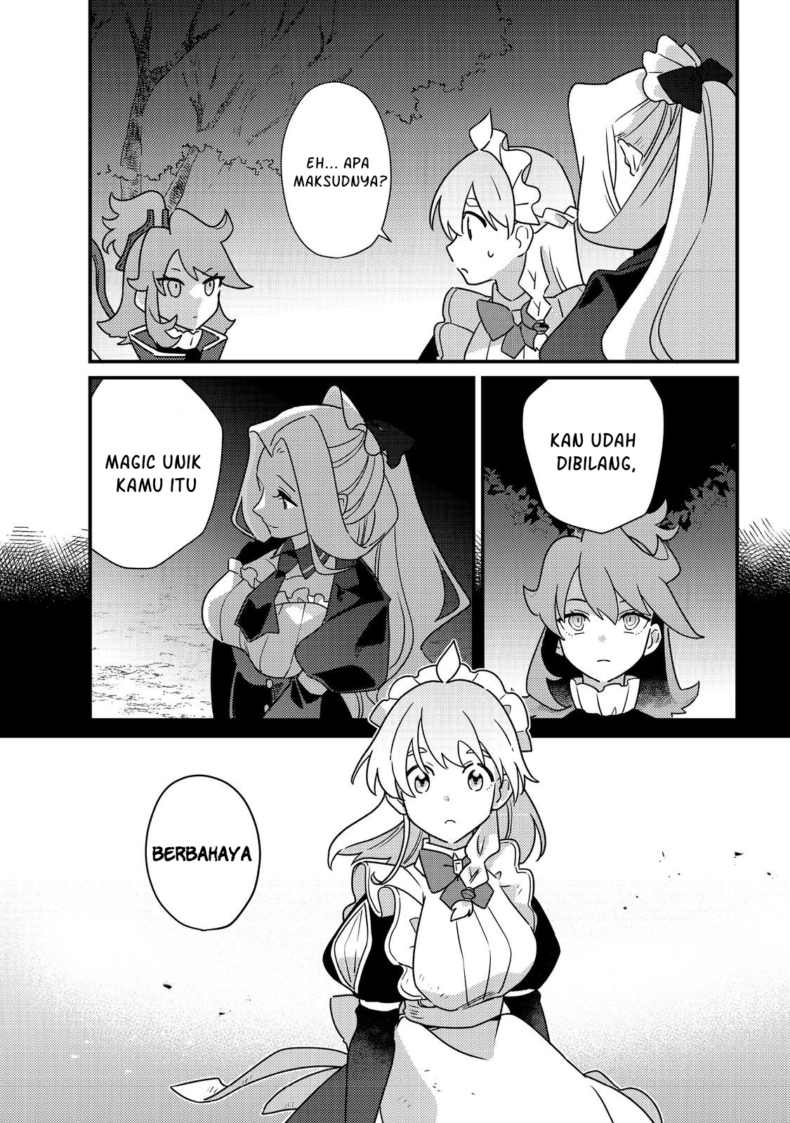 MAIDes: Maid, Jigoku no Senjou ni Tensou sareru. Koyuu no Gomi Shuushuu Mahou de, Saijaku Class no Mama Jinrui Saikyou ni. @comic Chapter 3 - halaman 20