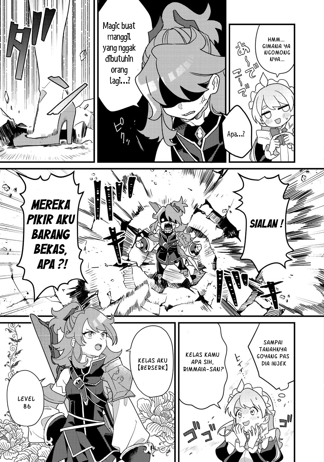 MAIDes: Maid, Jigoku no Senjou ni Tensou sareru. Koyuu no Gomi Shuushuu Mahou de, Saijaku Class no Mama Jinrui Saikyou ni. @comic Chapter 3 - halaman 5